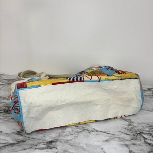 Sun N Sand Paul Brent Canvas Beach Tote – Shore Theme, Flip Flop Charm - Picture 6 of 8